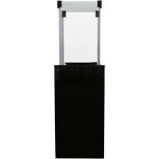 Газовый нагреватель Kratki PATIO/M/G31/37MBAR/CZ - черное стекло, с ручным управлением