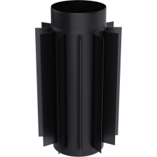 Труба-радиатор Kratki 0.5м, стальной д.150