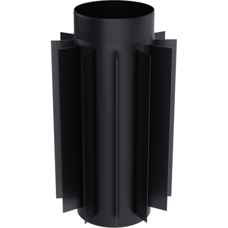 Труба-радиатор Kratki 0.5м, стальной д.150