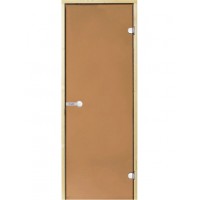 Harvia Двери стеклянные 8/19 коробка сосна, бронза D81901M