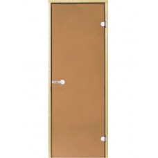 Harvia Двери стеклянные 9/19 коробка сосна, бронза D91901M