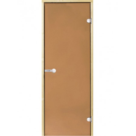 Harvia Двери стеклянные 8/21 коробка сосна, бронза D82101M