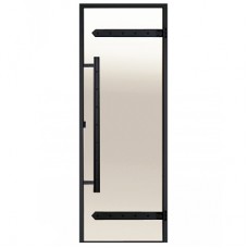 Harvia Двери стеклянные LEGEND 9/21 черная коробка сосна, сатин D92105МL
